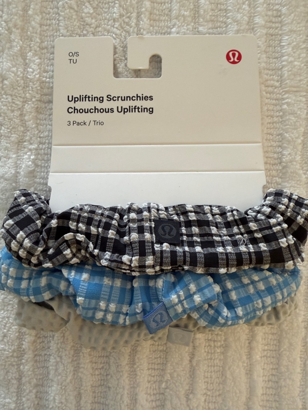 lululemon athletica Uplifting Scrunchies 3-Pack - Black, Poolside, Vapor